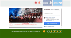 Desktop Screenshot of corporacionvdelmar.cl